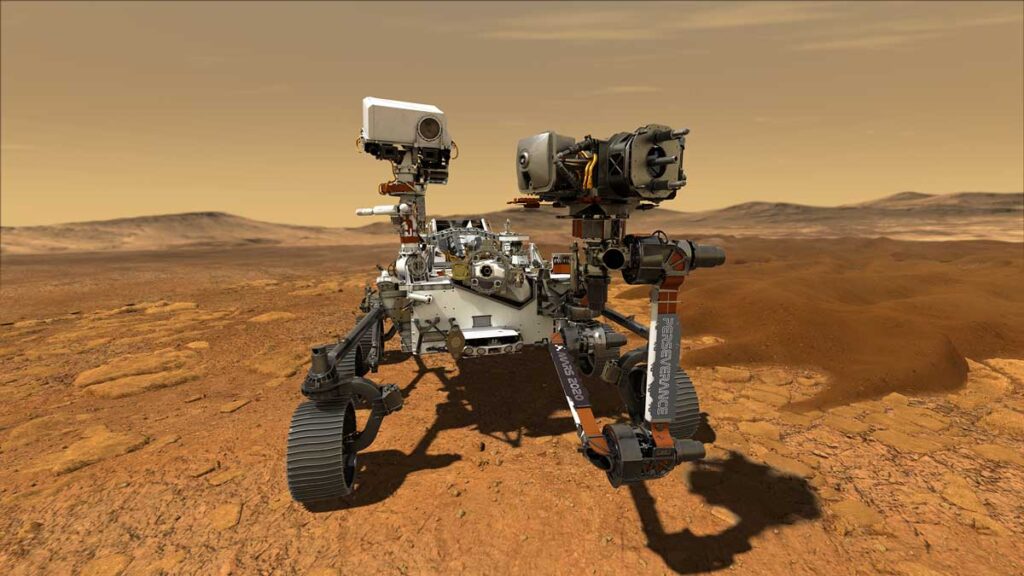 火星探知機　パーサビアランス